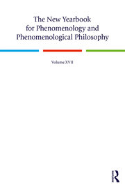 The New Yearbook for Phenomenology and Phenomenological Philosophy: Volume 17 book cover
