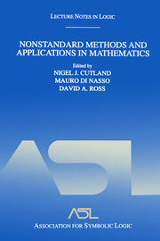 Nonstandard Methods and Applications in Mathematics: Lecture Notes in Logic 25 book cover