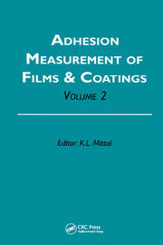 Adhesion Measurement of Films and Coatings, Volume 2 book cover