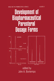 Development of Biopharmaceutical Parenteral Dosage Forms book cover