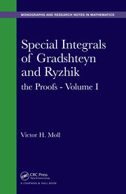 Special Integrals of Gradshteyn and Ryzhik: the Proofs - Volume I book cover