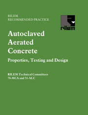 Autoclaved Aerated Concrete - Properties, Testing and Design book cover