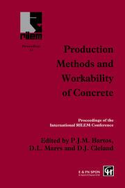 Production Methods and Workability of Concrete book cover