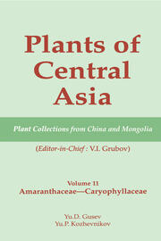 Plants of Central Asia - Plant Collection from China and Mongolia Vol. 11: Amaranthaceae - Caryophyllaceae book cover