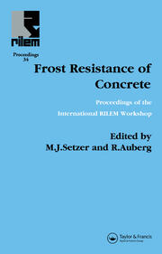 Frost Resistance of Concrete book cover