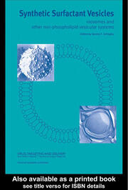 Synthetic Surfactant Vesicles: Niosomes and Other Non-Phospholipid Vesicular Systems book cover
