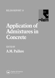 Application of Admixtures in Concrete book cover