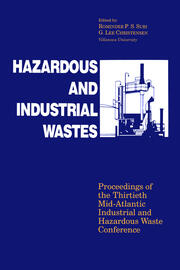 Hazardous and Industrial Waste Proceedings, 30th Mid-Atlantic Conference book cover