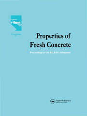 Properties of Fresh Concrete: Proceedings of the International RILEM Colloquium book cover
