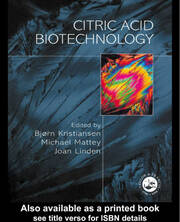 Citric Acid Biotechnology book cover