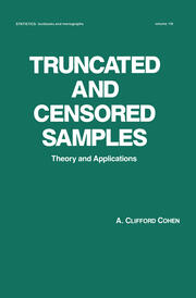 Truncated and Censored Samples: Theory and Applications book cover