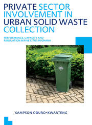 Private Sector Involvement in Urban Solid Waste Collection: UNESCO-IHE PhD Thesis book cover