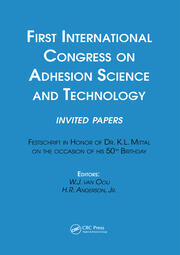 First International Congress on Adhesion Science and Technology---invited papers: Festschrift in Honor of Dr. K.L. Mittal on the Occasion of his 50th Birthday book cover