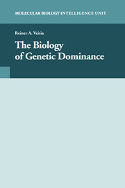 The Biology of Genetic Dominance book cover