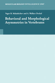 Behavioural and Morphological Asymmetries in Vertebrates book cover