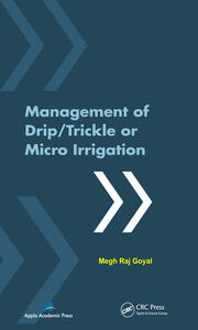 Management of Drip/Trickle or Micro Irrigation book cover