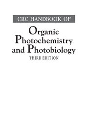CRC Handbook of Organic Photochemistry and Photobiology, Third Edition - Two Volume Set book cover