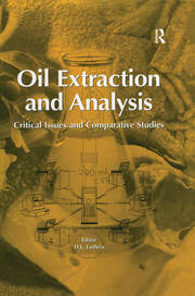 Oil Extraction and Analysis: Critical Issues and Competitive Studies book cover