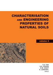 Characterisation and Engineering Properties of Natural Soils, Two Volume Set: Proceedings of the Second International Workshop on Characterisation and Engineering Properties of Natural Soils, Singapore, 29 November-1 December 2006 book cover