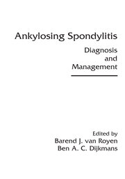 Ankylosing Spondylitis: Diagnosis and Management book cover