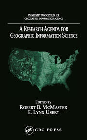 A Research Agenda for Geographic Information Science book cover