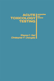 Acute Toxicology Testing: Perspectives and Horizons book cover