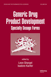 Generic Drug Product Development: Specialty Dosage Forms book cover