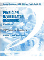 Physician Investigator Handbook: GCP Tools and Techniques,  Second Edition book cover