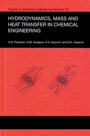 Hydrodynamics, Mass and Heat Transfer in Chemical Engineering book cover