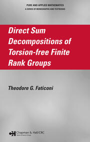 Direct Sum Decompositions of Torsion-Free Finite Rank Groups book cover