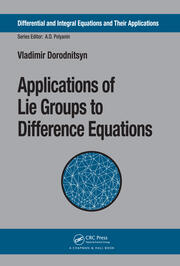 Applications of Lie Groups to Difference Equations book cover