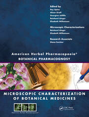 American Herbal Pharmacopoeia: Botanical Pharmacognosy - Microscopic Characterization of Botanical Medicines book cover
