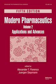 Modern Pharmaceutics, Volume 2: Applications and Advances, Fifth Edition book cover