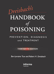 Dreisbach's Handbook of Poisoning: Prevention, Diagnosis and Treatment, Thirteenth Edition book cover