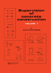 Supervision of Concrete Construction 1 book cover