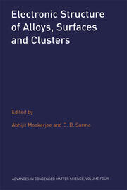 Electronic Structure of Alloys, Surfaces and Clusters book cover