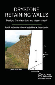 Drystone Retaining Walls: Design, Construction and Assessment book cover