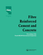 Fibre Reinforced Cement and Concrete: Proceedings of the Fourth RILEM International Symposium book cover