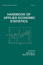 Handbook of Applied Economic Statistics book cover
