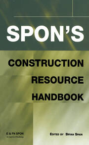 Spon's Construction Resource Handbook book cover