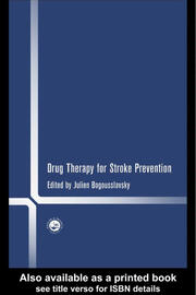 Drug Therapy for Stroke Prevention book cover