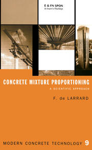 Concrete Mixture Proportioning: A Scientific Approach book cover