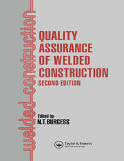 Quality Assurance of Welded Construction book cover