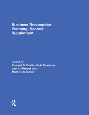 Business Resumption Planning, Second Supplement book cover