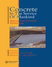 Concrete in the Service of Mankind: Appropriate concrete technology book cover