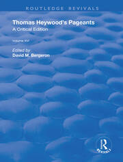 Thomas Heywood's Pageants book cover