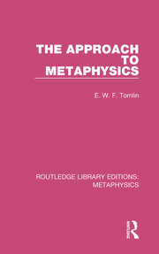 The Approach to Metaphysics book cover