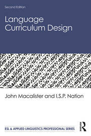 Language Curriculum Design book cover