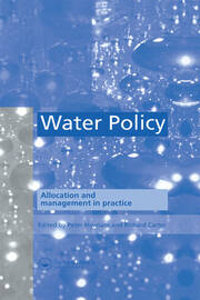Water Policy: Allocation and management in practice book cover