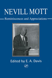 Nevill Mott: Reminiscences And Appreciations book cover